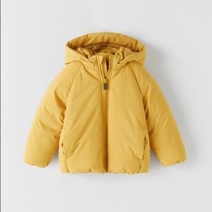 ZARA Yellow Puffer Jacket (12-18m)